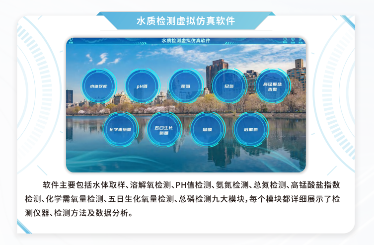 水质监测虚拟仿真软件，VR